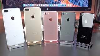 Apple iPhone 7 vs 7 Plus Unboxing amp Review All Colors [upl. by Adas]