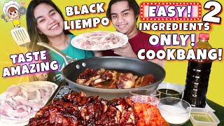 EASY 2 INGREDIENTS ONLY BLACK LIEMPO COOKBANG TASTE AMAZING  MUKBANG PHILIPPINES [upl. by Murage]