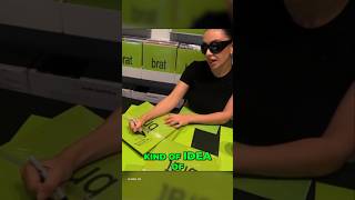 Charli XCX Explains BRAT Bright Green Inspiration quotBoo To Cool Vibesquot  Billboard Cover Shorts [upl. by Susanna772]