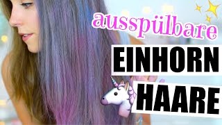 Das Einhorn Haare Experiment 100 SCHICHTEN HAARFARBE ♡ BarbieLovesLipsticks [upl. by Nonnah]