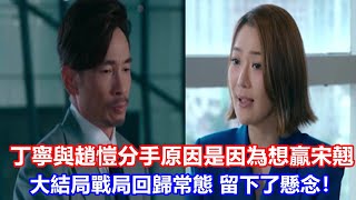 《企業強人》解析：丁寧與趙愷分手原因，是因為想贏宋翹，大結局戰局回歸常態，留下了懸念！ [upl. by Alegnatal57]