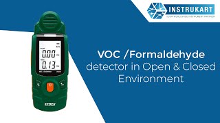 VOC Formaldehyde detector in Open amp Closed Environment Instrukart [upl. by Karlotte]