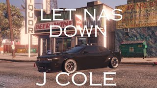 Drift Zone Drifting Dodge Challenger JCole Let Nas Down [upl. by Russ]