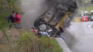 Rally Valle dAosta 2014  Big crash [upl. by Vanya]