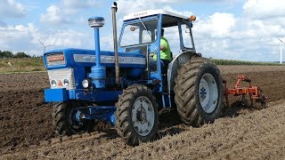 Ford Roadless Ploughmaster 95 Ploughing Deep w 3Furrow Fraugde Plow  Danish Agriculture [upl. by Kiraa]