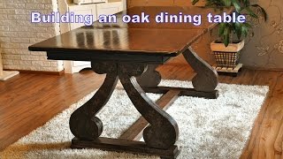 Building an oak dining table [upl. by Anirbes]