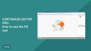 Cortona2D Editor Pro Tutorial How to use the Fill tool [upl. by Secrest]