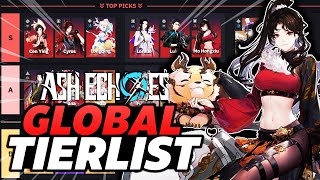 Day 1 Global  CN Viability Tierlist Reroll Targets Ash Echoes [upl. by Marlane]