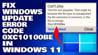 How To Fix Error Code 0xc10100be in Windows 1110 Guide [upl. by Aihsaei]