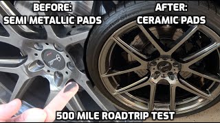 How To Eliminate Brake Dust  Ceramic Brake Pad Install Before And After [upl. by Nonnaehr]