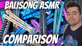 GIANT BALISONG ASMR DRY VS OILED SOUND TEST SHOWDOWN [upl. by Nahttam]