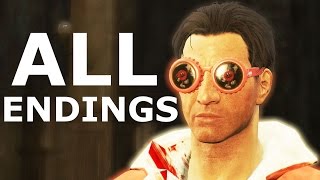 Fallout 4 Nuka World ALL ENDINGS  Power Play  Open Season  Walkthrough Gameplay [upl. by Salomi]