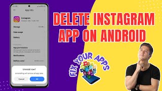 How to Delete the Instagram App on Android [upl. by Tenner]