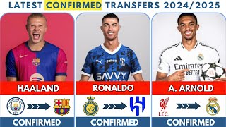 LATEST CONFIRMED TRANSFERS AND RUMOURS  TRANSFER NEWS 20242025 [upl. by Denie]