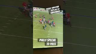 Philly special touchdown pass ￼ [upl. by Rufena]