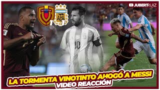 ¿DONDE ESTÁ LEO MESSI 🔍 VENEZUELA🇻🇪 11 🇦🇷ARGENTINA  ¡REACCIÓN ÉPICA [upl. by Christensen104]