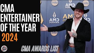 2024 CMA Awards Complete winners list [upl. by Pavyer]