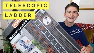 TELESCOPIC LADDER REVIEW UK UNBOXING [upl. by Olga]