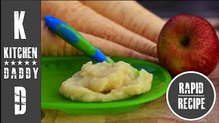 Parsnip amp Apple Baby Food  Kitchen Daddy [upl. by Paviour]