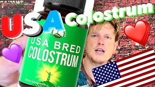 USA Bred COLOSTRUM My Least Favorite Colostrum Brand [upl. by Hsilgne]