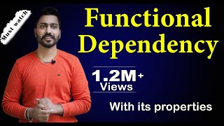 Lec23 Functional Dependency amp its properties in DBMS in HINDI [upl. by Eecyac]