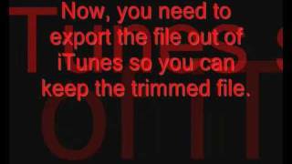 How to Trim MP3 Files Using iTunes Windows [upl. by Ezalb]