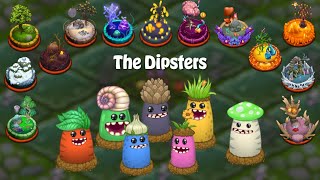 The Dipsters All Islands  My Singing Monsters [upl. by Otiragram694]