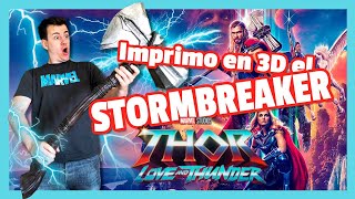 ⚡️ Stormbreaker ¿Cómo se hace el hacha de Thor en 3D ⚡️ [upl. by Larrej]