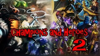 Dota 2 vs LoL Champions and Heroes 2 [upl. by Sturges]