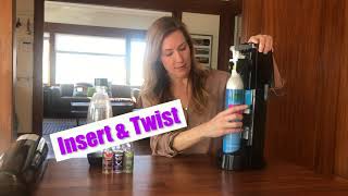 SodaStream  How to use your fizzy sparkling water maker FAST TUTORIAL [upl. by Foy]