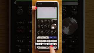 Casio fxCG50 tutorials Exam Mode shorts [upl. by Gambell]