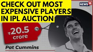 IPL Auction 2024 Updates Pat Cummins Creates History With Price Tag of INR 2050 Crore  News18 [upl. by Clapp]