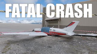 FATAL AIRPLANE CRASH COURCHEVEL ALTIPORT LFLJ [upl. by Attenahs]