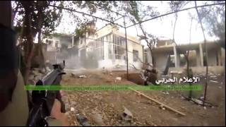 Syrian War 2015  Syrian Arab Army SAA and Hezbollah strikes back in Nabua [upl. by Enilram385]