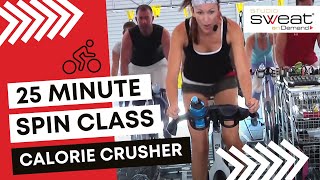 Under 30 Minute Spin Class  Cardio CALORIE CRUSHER  FREE Online Spin® Class [upl. by Hgeilyak]