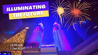 THIS IS HOW MALAYSIA CELEBRATE NEW YEAR EVE 2023  KLCC COUNTDOWN 2023 🎉🎉🎉 [upl. by Drucill829]