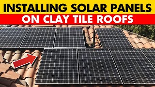 Installing Solar Panels on Clay Tile Roof  Boden Energy Solutions [upl. by Hanfurd735]