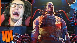 BLOOD OF THE DEAD EASTER EGG  BOSS FIGHT amp ENDING CUTSCENE REACTION Black Ops 4 Zombies [upl. by Elliven]