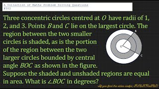 A Collection of Maths Problem Solving Questions502 Circle  Area of Sector  Area of Shaded Part [upl. by Alane]