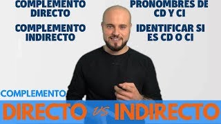 ⚠️ Cómo DIFERENCIAR el Complemento Directo ✔️ CD del Complemento Indirecto CI [upl. by Brent211]