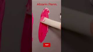 Alizarin Crimson Permanent Learn About Red Oil amp Acrylic Artists Paints [upl. by Lorine]