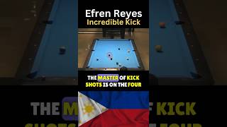 Efren BATA Reyes IMPOSSIBLE Kick Shot [upl. by Oiceladni]