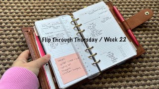 Flip Through Thursday  Week 22  May 2024  Pink Planner Girl [upl. by Novello]