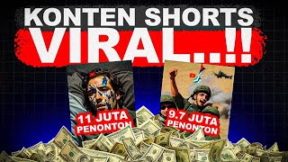 KONTEN SHORTS VIRAL Gampang Buatnya Cocok Buat Pemula  Ide Konten Youtube 2024 [upl. by Rosenwald]