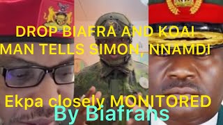 THINKING SIMON EKPA NNAMDI KANU CAN DROP BIAFRA RESTORATION AGENDA IS A BIG JOKE [upl. by Goth]