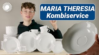 Hutschenreuther Maria Theresia Weiß Geschirrset Vorstellung  Hertie [upl. by Conte]