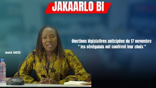 Maité SADIO  élections législatives quot les sénégalais ont confirmé leur choix quot [upl. by Nref]