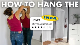 IKEA Hovet Mirror Installation and Hang Guide [upl. by Myranda]