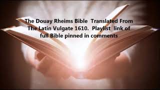 The Douay Rheims Bible GENESIS [upl. by Earehc]