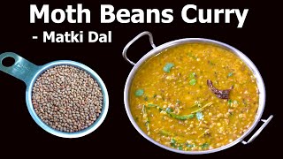 Moth Beans Curry  Quick and easy Side dish for Roti rice [upl. by Rednael254]